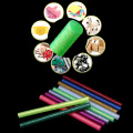 5x Glitter Hot Melt Glue Sticks For Electric Heating Tool DIY Art Craft 100x7mm 10 color