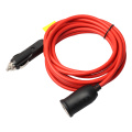 High Quality Heavy Duty 12 V 24 V Cigarette Lighter Extension Cable Plug with 10A Fuse 3.6M Fuse