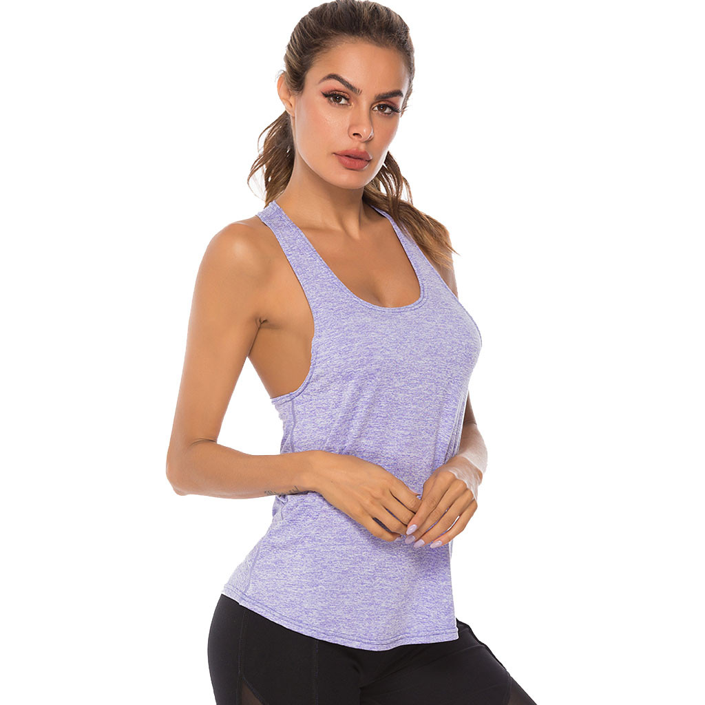 Sport Women Tank Tops Dry Quick T Shirts Loose Fitness Sleeveless Vest Singlet Running Training Athletic Undershirt Outdoor #D