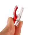 DIY Patchwork Red Plastic Wonder Clips Holder For Fabric Quilting Craft Sewing Knitting Garment Clips 50 Pcs/Set