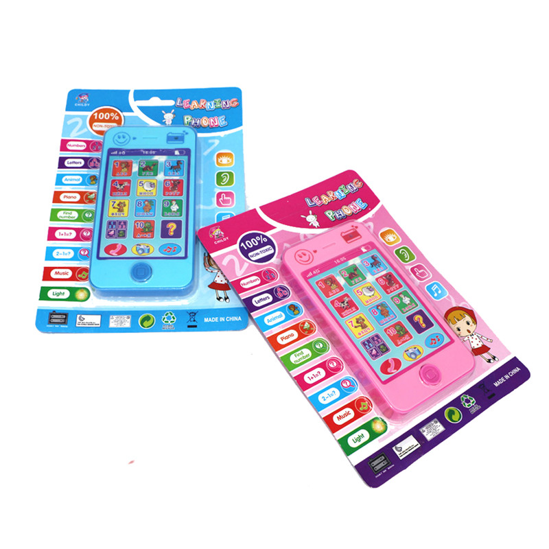 Russian Language Baby Mobile Phone Toys 6 12 18 Months Russian Alphabet Numbers Educational Smartphones for Baby Learning Toys