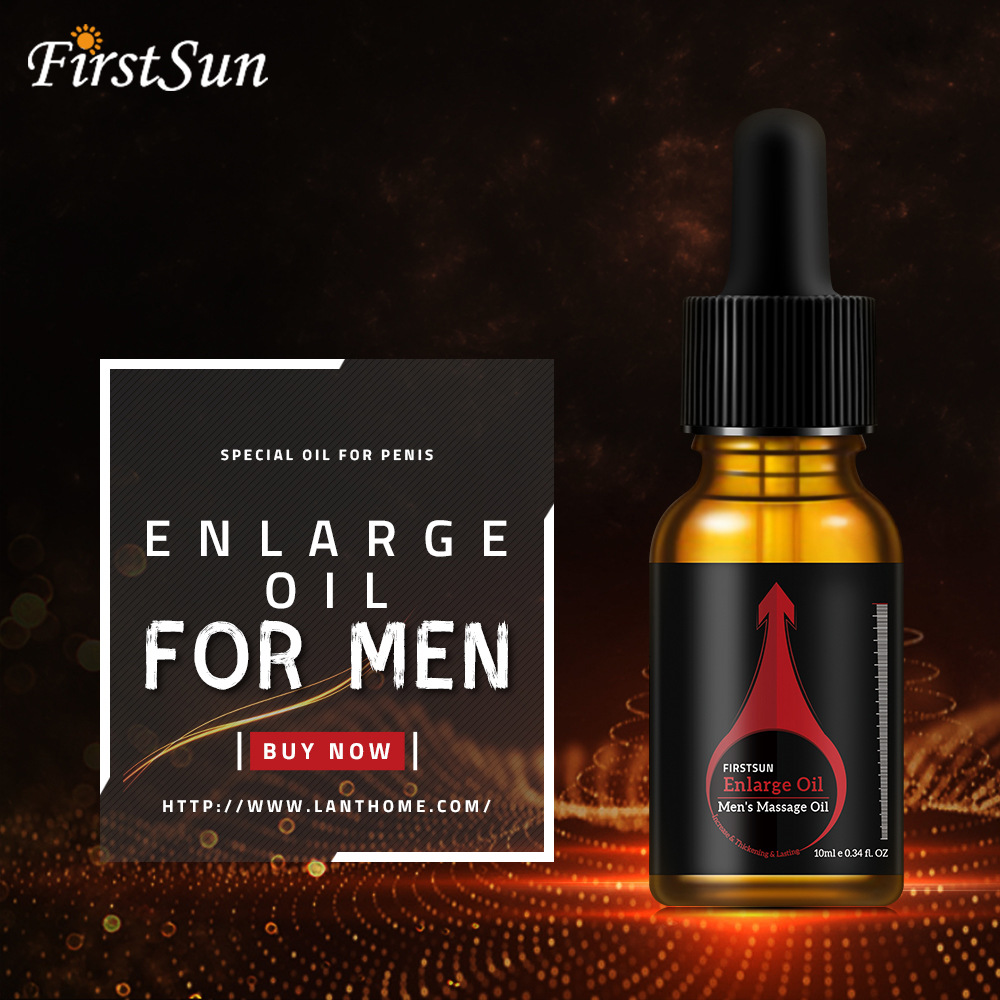 Firstsun Men's Body Care Exercise Massage Essential Oil 10ml Adult Fun Massage Essential Oil