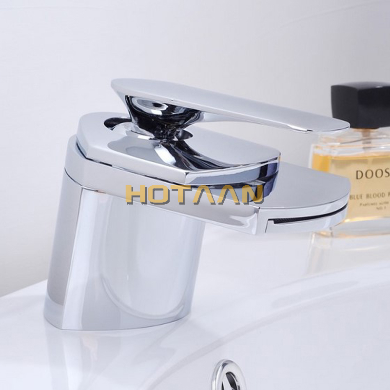 Waterfall Brass Basin Single hole single handle basin mixer ,torneira sink faucet , basin faucet mixer tap,YT-5003