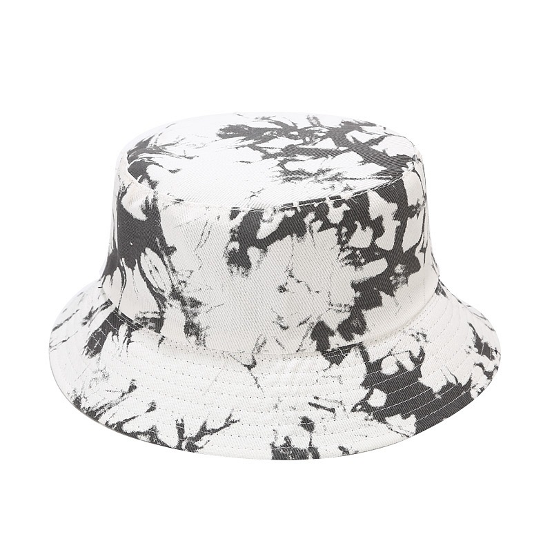 Wholesale Ins Tie Dye Summer Bucket Hat for Women Men Fashion Reversible Bob Ladies Panama Skateboard Sun Fisherman Hat