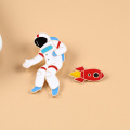 Mini Enamel Pins Brooches Lapel Pin Surf Aircraft astronaut Shoes Badge Jewelry Gift Denim Jackets Concealed Button for kids