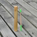 2pcs Natural Biodegradable bamboo toothbrush tube box Eco friendly Medium hard bristle travel wooden Handle tooth Brushes