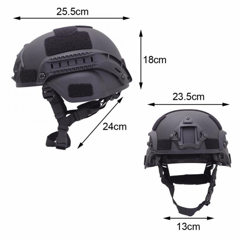 Protective Bicycle Helmet Paintball Wargame Airsoft Military Tactical Combat Helmets Outdoor Riding Bike Sports Helmets Safety