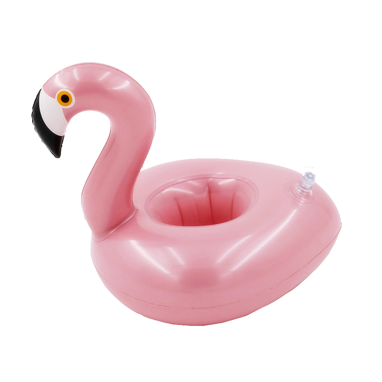  Inflatable Flamingo Drink Holders Set Pool Drink Floats