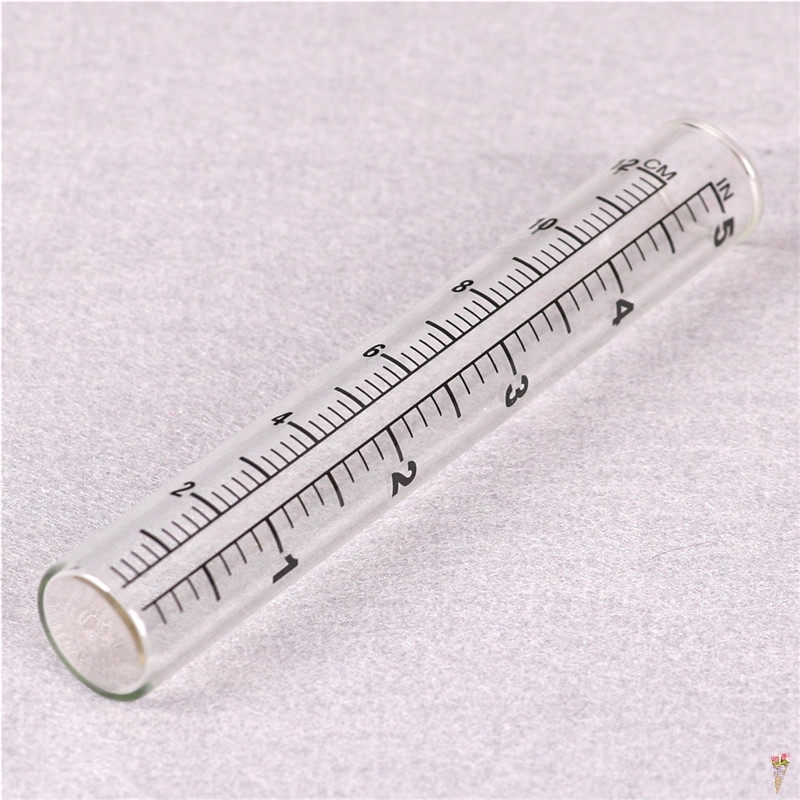 22*140mm Glass Rain Gauge Replacement Tube for Laboratory Outdoor Home Garden Yard Supplies