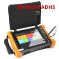 Top function X9-MOVTADHS IPC Security CCTV Tester Monitor with SDI TVI AHD CVI Multimeter/TDR/OPM/VFL/POE/4K H265 HDMI input