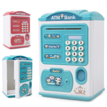 Fingerprint Piggy Bank Large Money Box Savings Box For Coins Music ATM Electronic Coin Cash Piggybank Children Christmas Gift