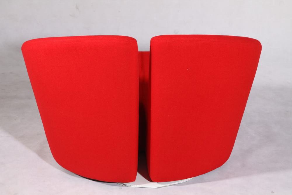 Red Fabric Truelove Chair