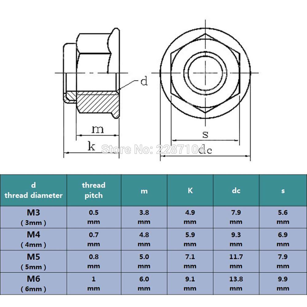 25pcs Silver Black Carbon Steel Metric Threaded Nylon Insert Hex Flange Self-locking Locking Nut Wheel Locknut M3 M4 M5 M6