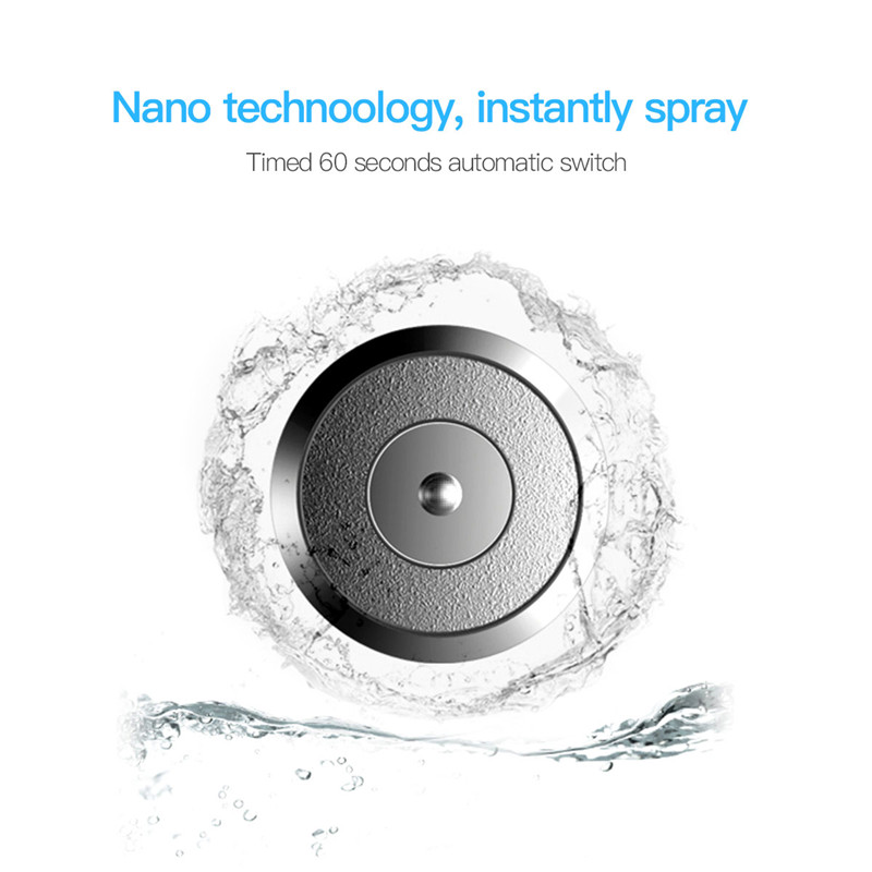 Portable Nano Mist Sprayer Facial Steamer Mini Handy Face Sprayer Atomization Moisturizing Skin Hair Streamer USB Rechargeable 5