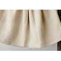 Girls' linen pleated skirt 2020 autumn new baby elastic waist cotton and linen a-line short skirts MZ20CSB0508T