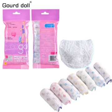 7PCS/lot Maternity Pregnant Briefs Sterilized Disposable Underwear Travel Panties Clean Intimate Prenatal Postpartum Paper pant