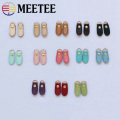 Meetee 10pcs 13X34mm Luggage Side Clamp Leather Buckle Bag Strap Hang Hook DIY Zipper Puller Manual Purse Sewing Accessories