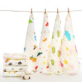 10 Pc/lot Baby Handkerchief Square Fruit Pattern Towel Muslin Cotton Infant Face Towel Wipe Cloth