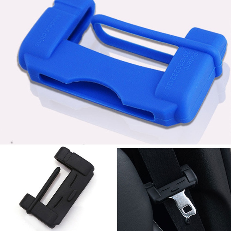 Hot Car Safety Belt Buckle Covers Padding Anti Scratch Silicone Pad Buckle Protector Seat Belts Buckle Accessories Car Styling