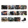 Men Safety Shoes Steel Toe Shoes Anti-smashing Anti-puncture Construction Work Shoes Boots Anti-slip Indestructible Shoes
