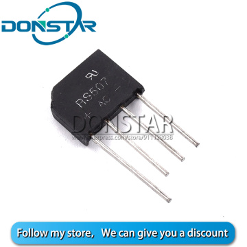 5PCS RS507 RS-507 5A 700V Rectifier Bridge