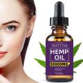 30ML Organic Hemp Oil 3000mg CBD Hemp Seeds Oil Extract Drops for Skin Pain Relief Reduce Anxiety Better Sleep Anti Stress