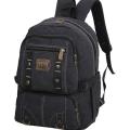 35 liter canvas backpack retro sports shoulder bag men's Travel bag