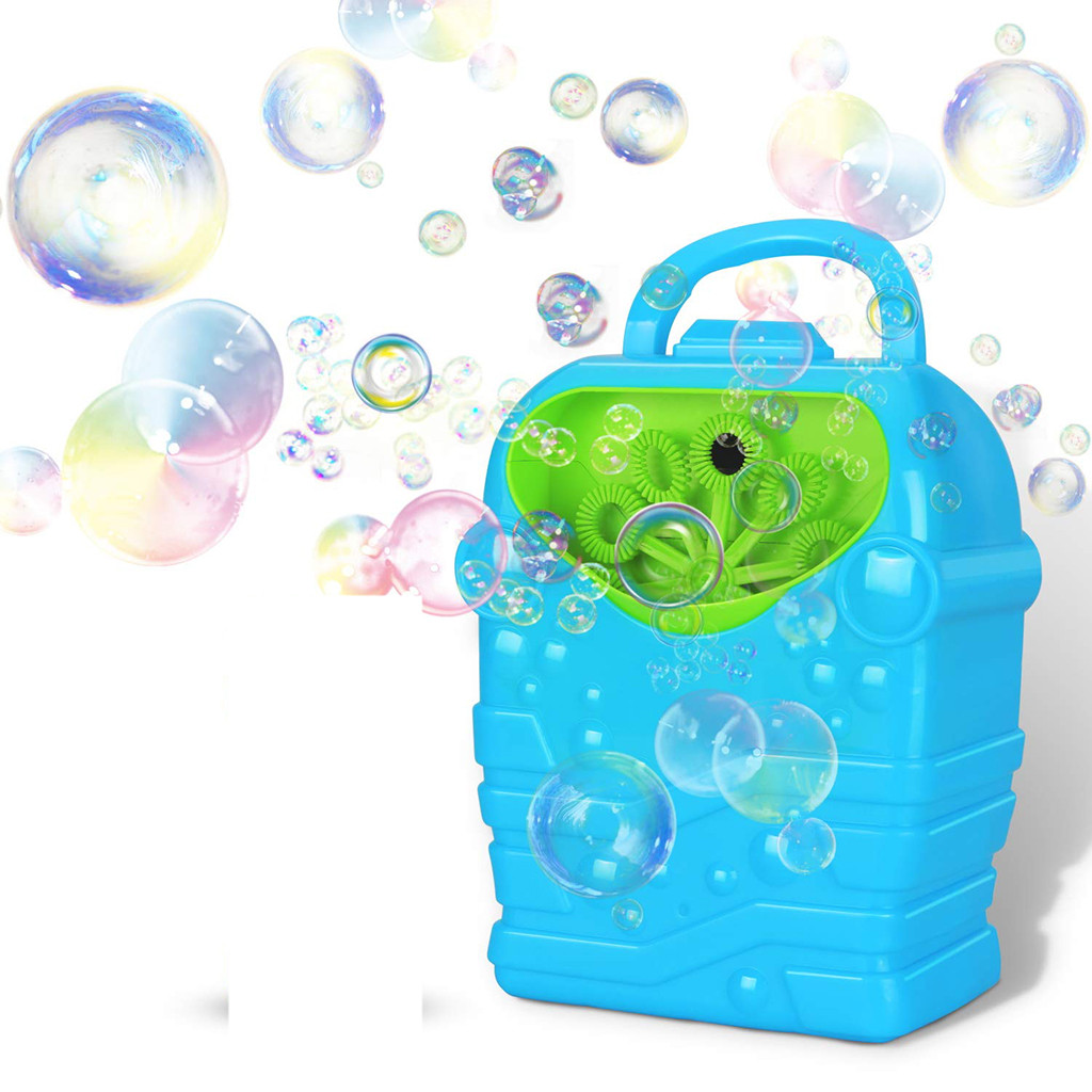 Bubble Machine Durable Automatic Bubble Blower Outdoor Toy for Girl Boy Baby Bath Toy Pool Swimming Bubble Toys for Children