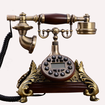 Europe Vintage Antique fixed Telephones Landline phone RetroTelephone Telefono Fijo For Home Office sitting room fixo antika