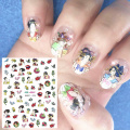 Ukiyo-e MG200321-09 Retro japan beauty 3d nail art stickers decal template diy nail tool decorations