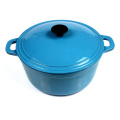 28CM Cast Iron Pots Round Cast Iron Stew Pot Multi-Function Pot Casserole Broth Noodles Seiko Qualit Soup Stock Pots Stew TG66