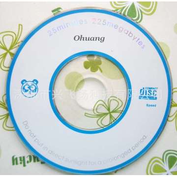 Wholesale 10 discs Less Than 0.3% Defect Rate 225MB 8 cm Grade A Mini Blank Printed Recordable CD-R Disc