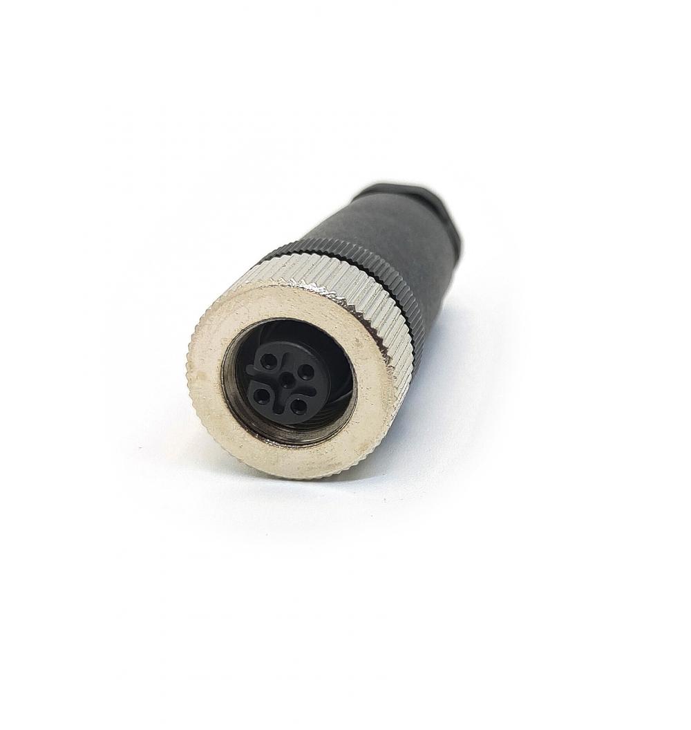 M12 round plug connector