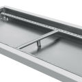 VEVOR 36 Inch Fire Pit Pan Stainless Steel Linear Trough Drop-in Fire Pit Pan Rectangular Table Top Fire Pit Fire Bowl, 150k B