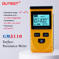 OUTEST Surface Resistance Meter Handheld Earth Resistance Meter Lcd Display Ohm Meter Come With Ground Wire GM3110