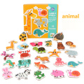 1pc Children toys Puzzle Animal Transportation fruit and vegetable Early Learning Children's t Toys for Kids Educational