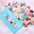 10Pcs DIY Candy Color Ice Cream Charms Supplies Slime Toys Phone Case Decoration Handmade Craft Ornament Accessories Girls Toys