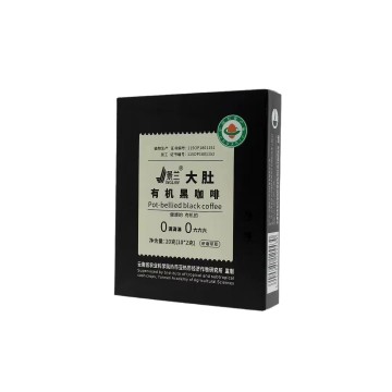 Dadu Organic Black Coffee, American Style Yunnan Arabica Instant Coffee 10 Sticks Box