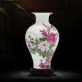 Jingdezhen Ceramic Vase Moon Bird Porcelain Vase Modern Living Room Flower Arrangement Home TV Cabinet Decorations