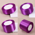 New 25 Yards Purple Silk Satin Apparel Sewing Fabric DIY Ribbon Wedding Party Decoration Wrapping Christmas New Year Gift Ribbon