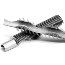Carbon steel Helical Condenser Extruded Fin Tubes