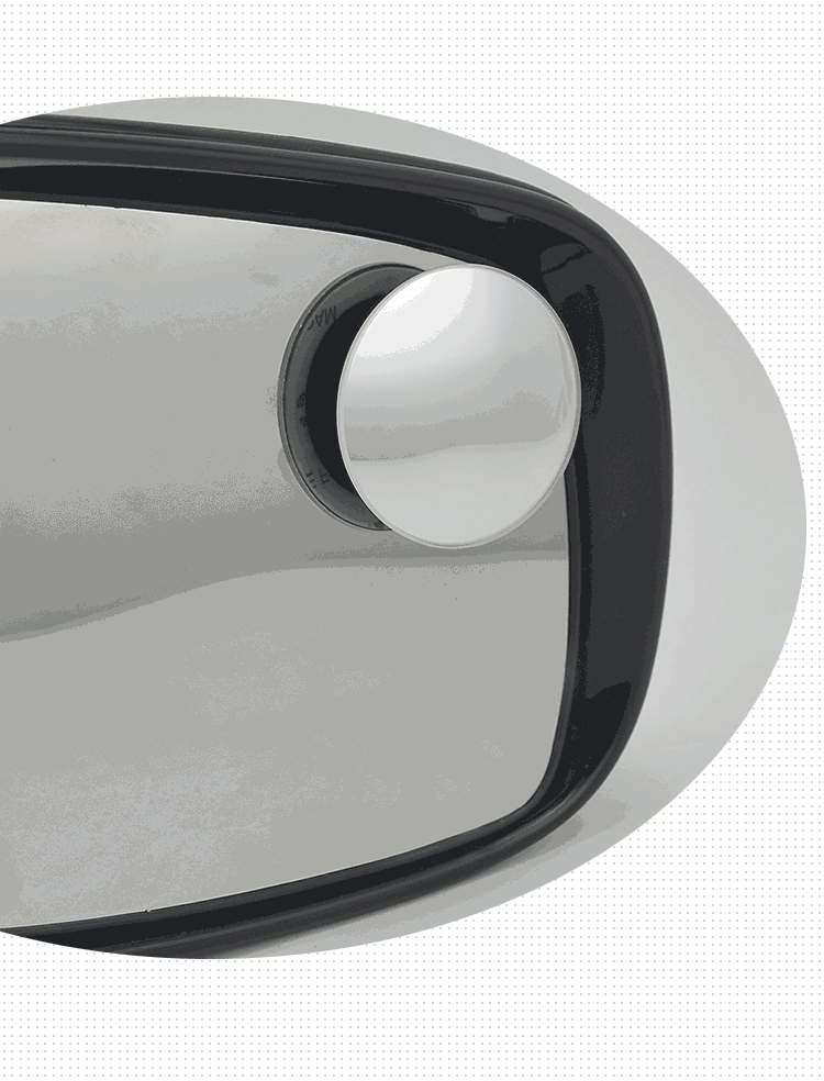 2pcs Car Rearview Convex Mirror for parking safety 360 Degree Rotable Rimless Universal wide angle Round blind spot mirrors