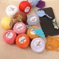 Super Mini Yarn 10g/ball 100% Cotton Yarn 7# Lace Yarn Thin Yarn For Crochet Anti-pilling Hand Knitting Yarn knitting yarn 0.8mm