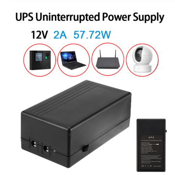 57.72W 2A 12V Security Standby Power Supply UPS Uninterrupted Backup Power Supply Mini Battery For Camera Router