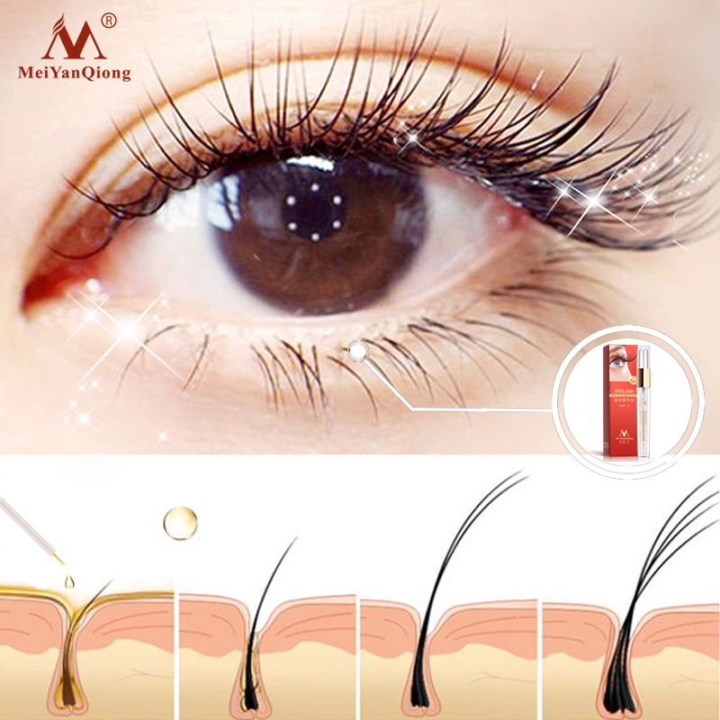 Eyelash Growth Treatments Liquid Serum Enhancer Eye Lash Longer Thicker Better than Eyelash Extension Powerful Makeup