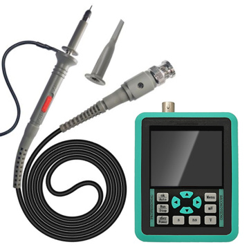 Mini Digital Oscilloscope with 2.4 In TFT Color LCD Screen 120M Bandwidth 500M Sampling Rate for Maintenance DIY Electronic Test