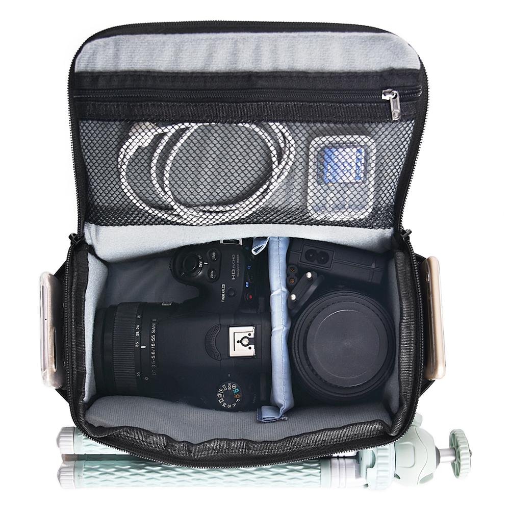 Fusitu Waterproof Nylon Shoulder Camera Bag DSLR Video Camera Bag For Sony Lens Pouch Bag Canon Nikon B500 P900 D90 D750 D7000