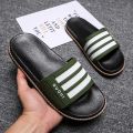 WEH Men Slippers luxury brand Fashion Soft Summer Water Shoes Male Sandals Outdoor Men Beach Shoes Slides Flat Rubber Slippers