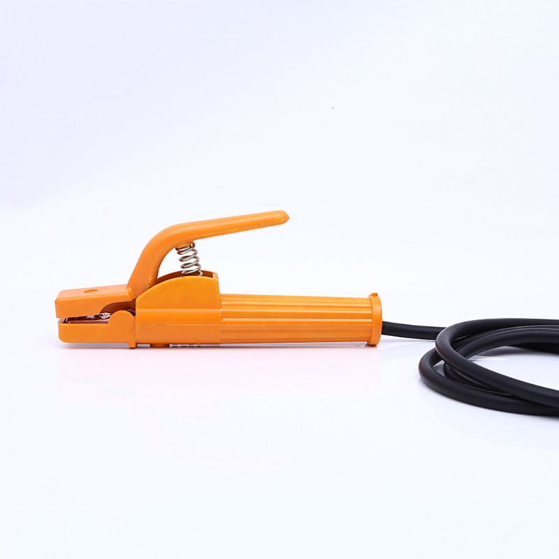 2Pcs/set 500A 2M Electrode Holder Welder Clamp with 300A 1.5M Ground Earth Clamp Cable Connector Welding Accessories