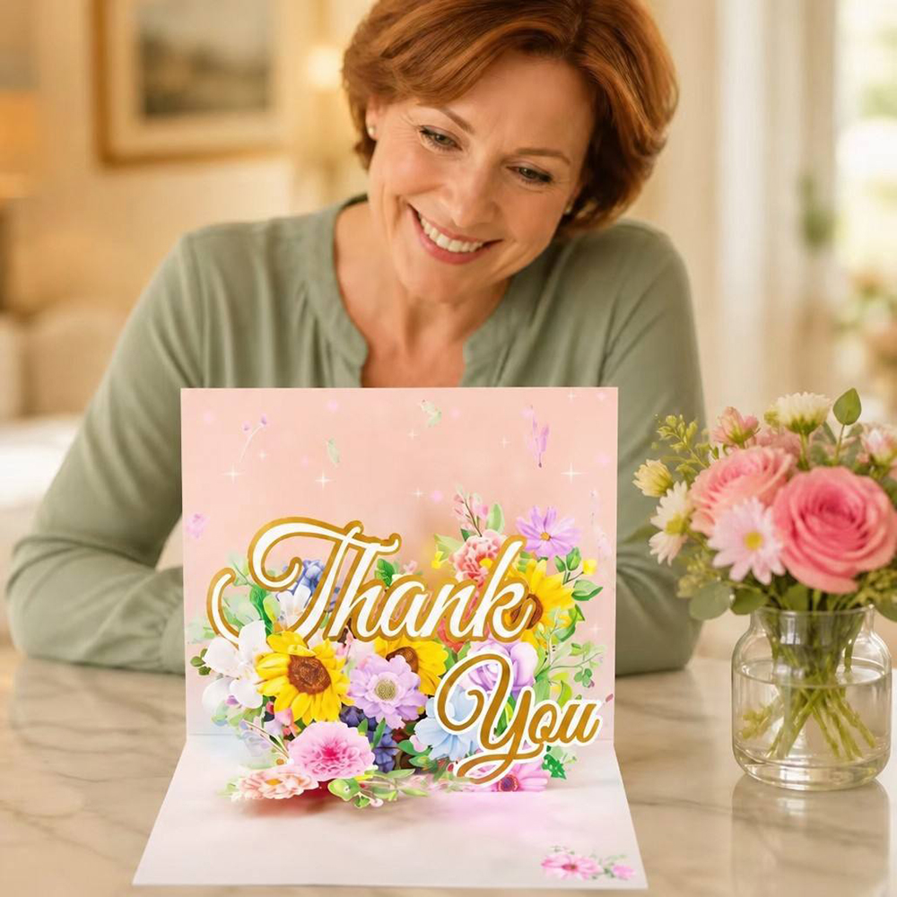 thank you pop up cards